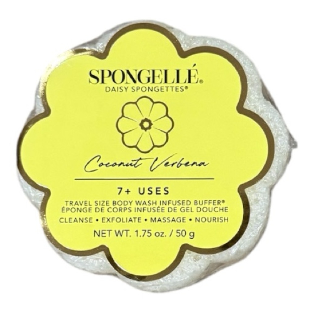 Spongellé Daisy Spongettes Coconut Verbena Travel Body Wash Buffer